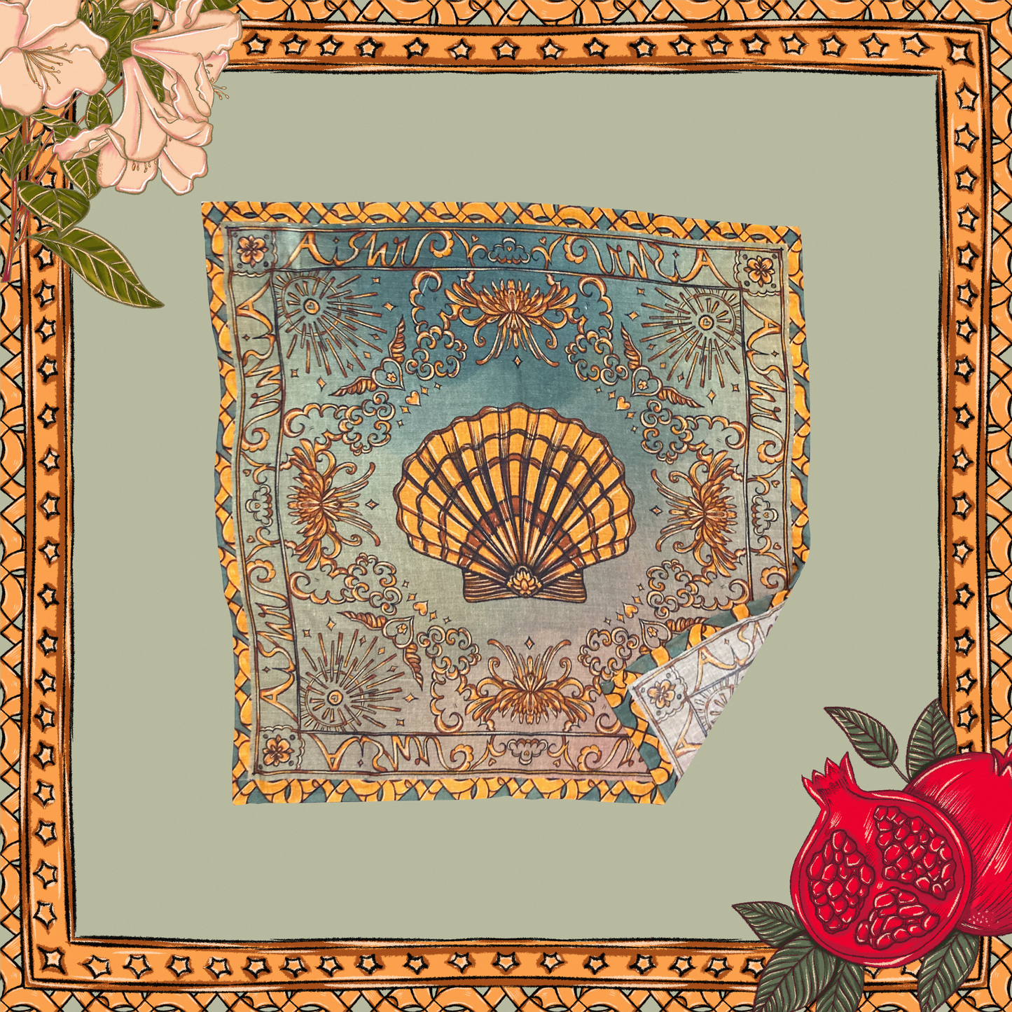 Dreamy Seashell Petit Scarf