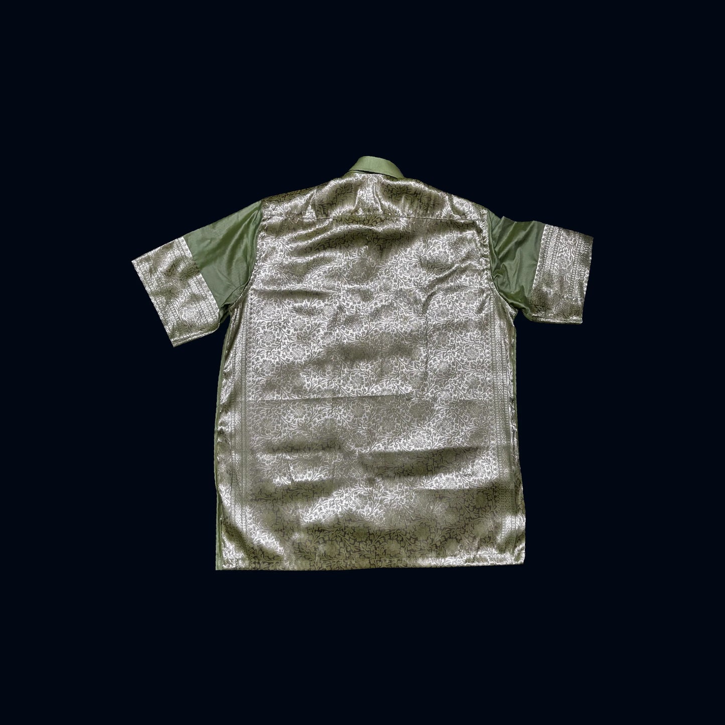 A Different Green Brocade Shirt