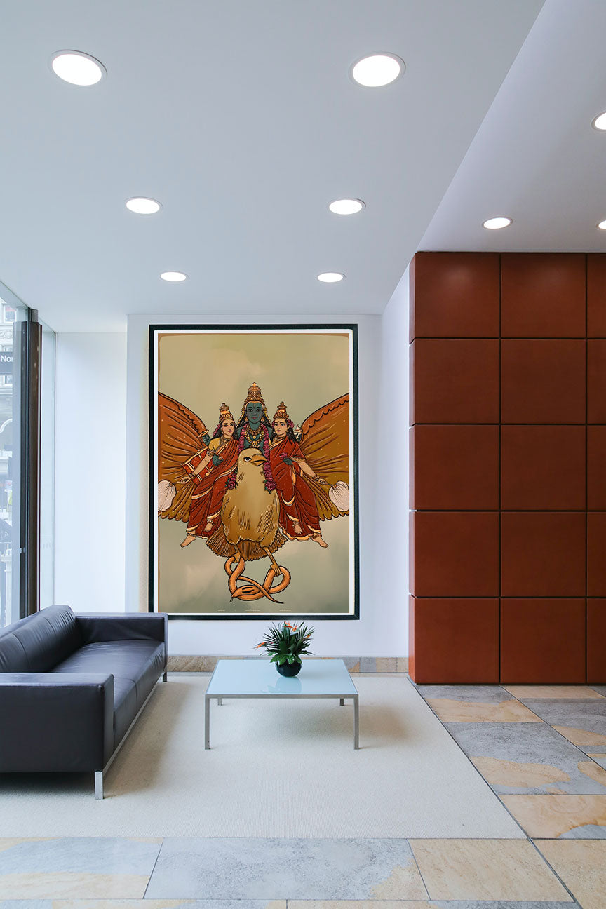 Vishnu Garuda Vahana