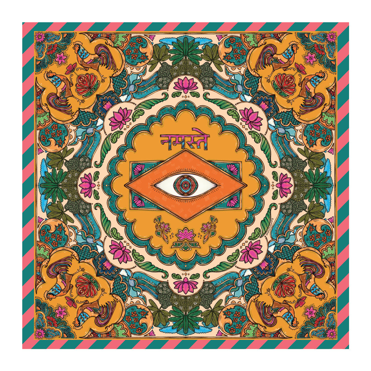 Namaste 48in x 48in Scarf