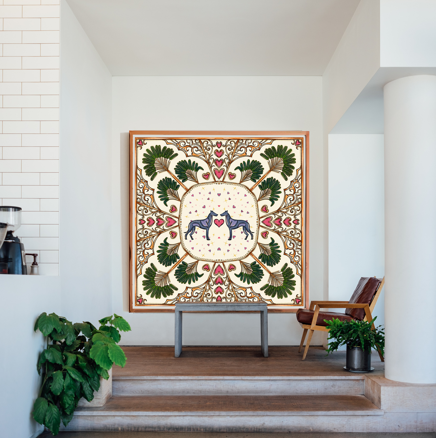 Year of the Dog 4ft x 4ft