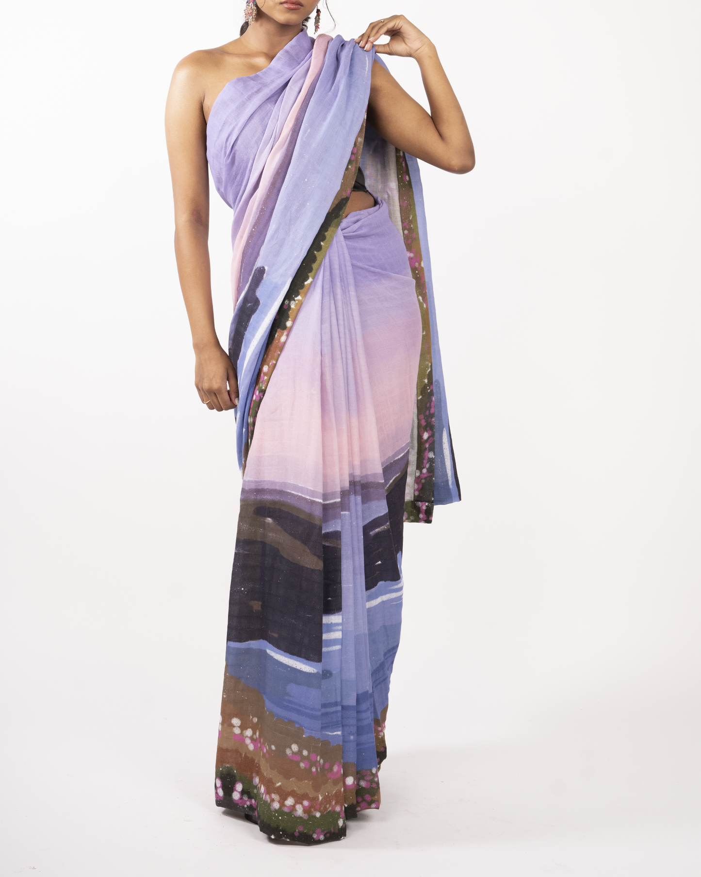 Sky Land Saree