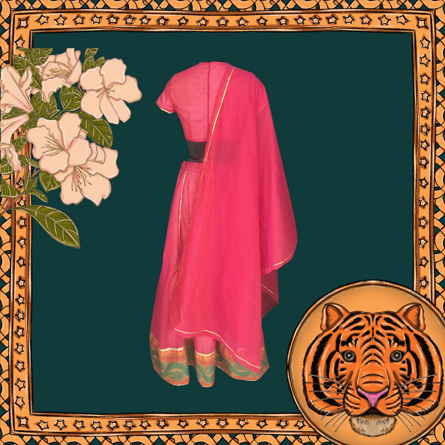 Charming Red Lehenga