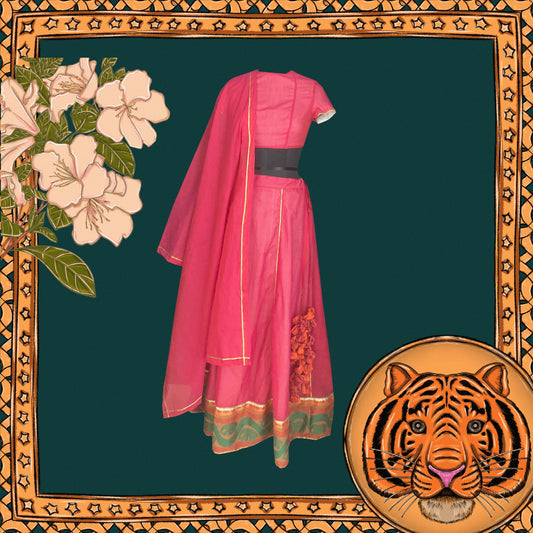 Charming Red Lehenga