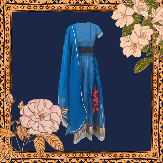 Cutest Blue Lehenga