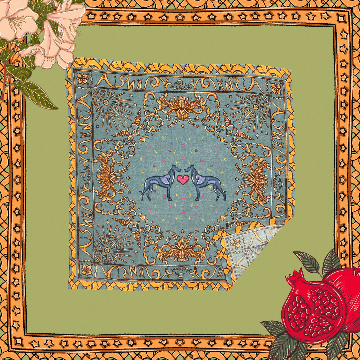 Cute Dog Petit Scarf