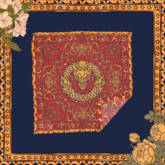 Red Dragon Petit Scarf