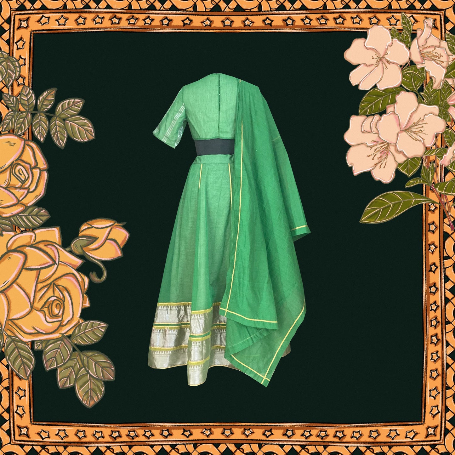 Gorgeous Green Lehenga