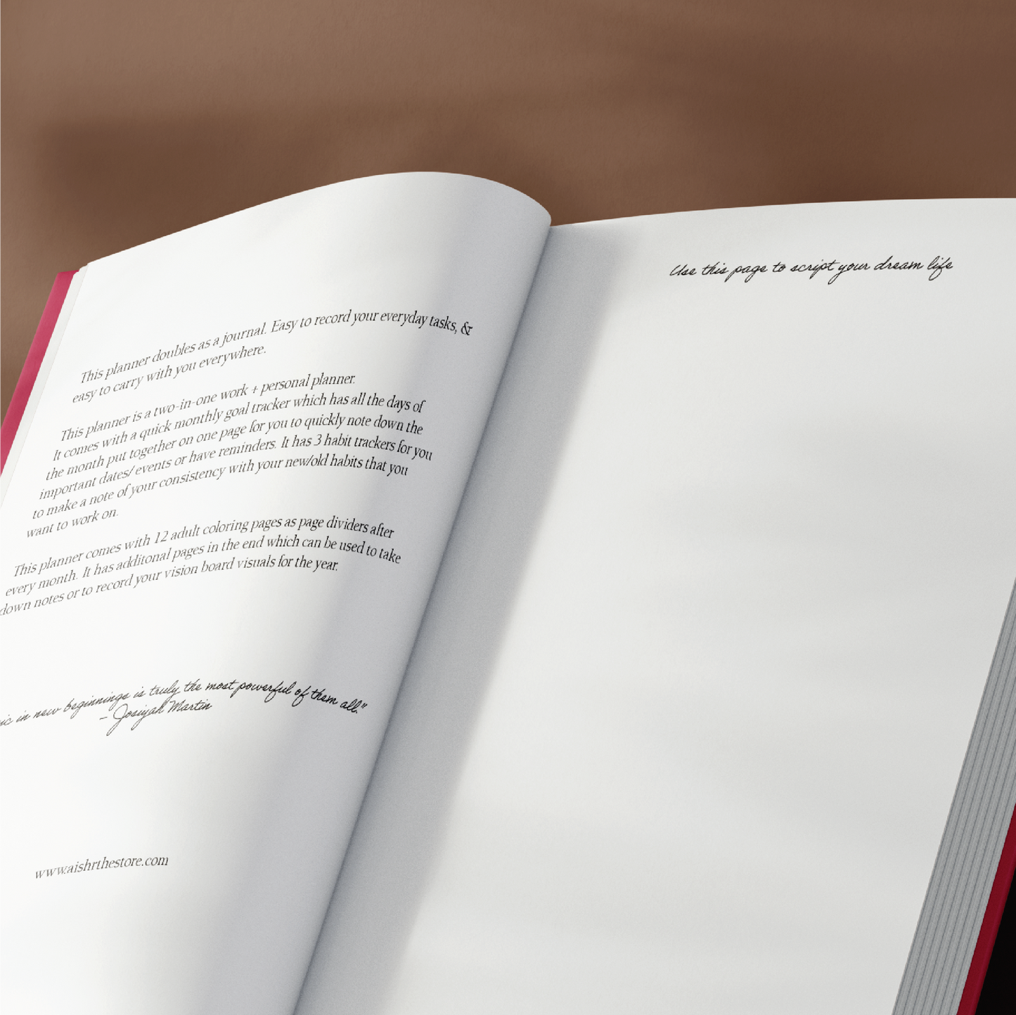 2026 Un-Dated Planner