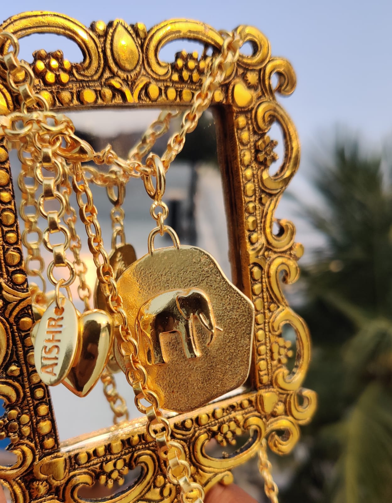 Ganesha and Elephant Pendant