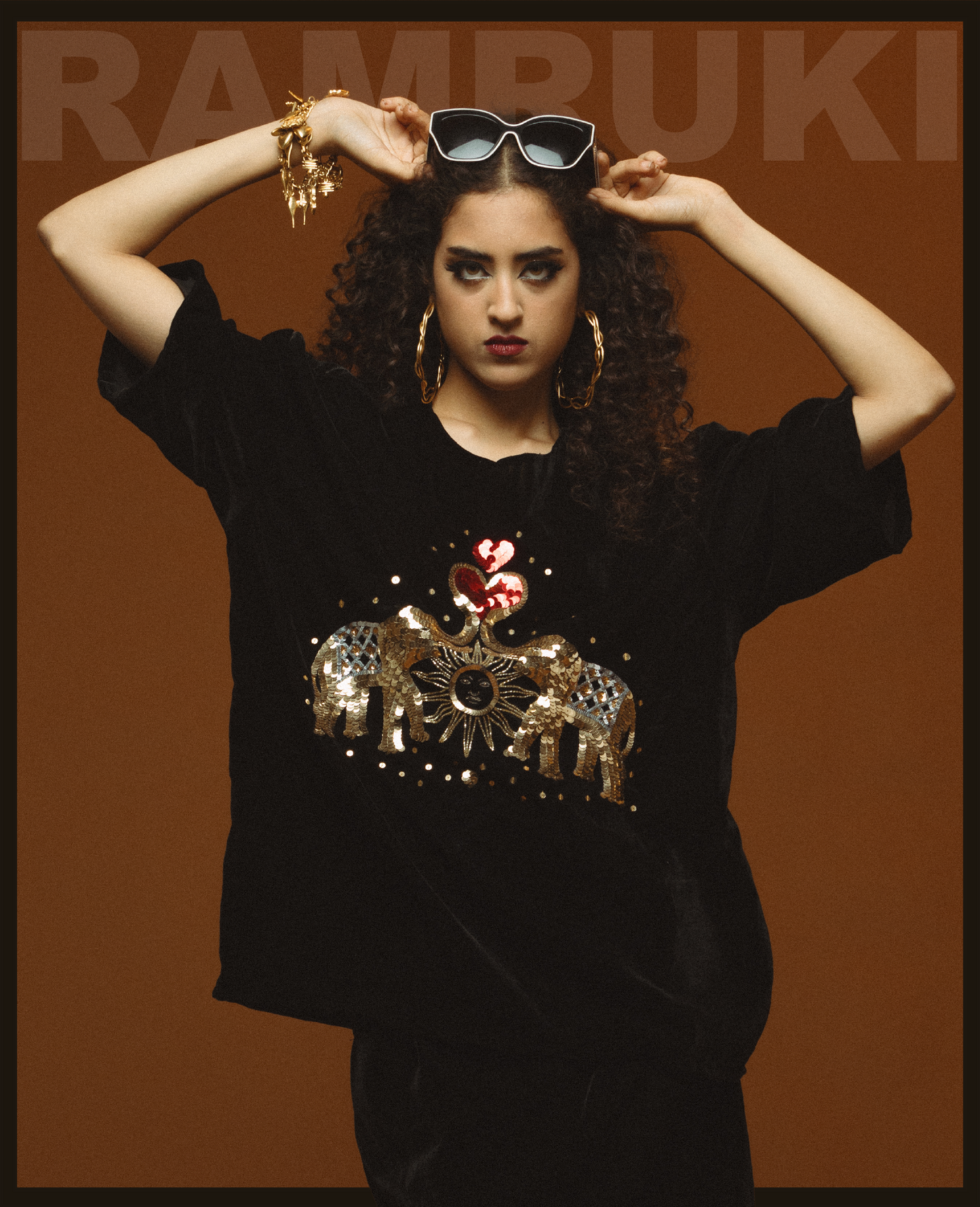 Majestic Aishr Elephants Top - Unisex