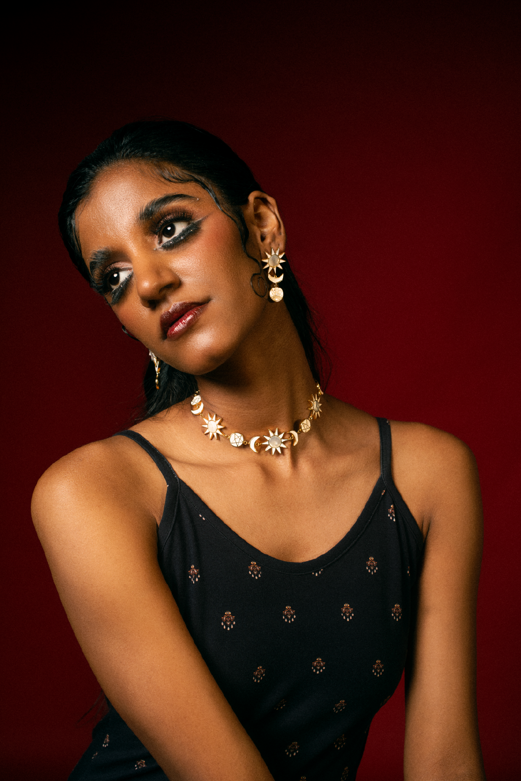 Sun Moon Money Earrings