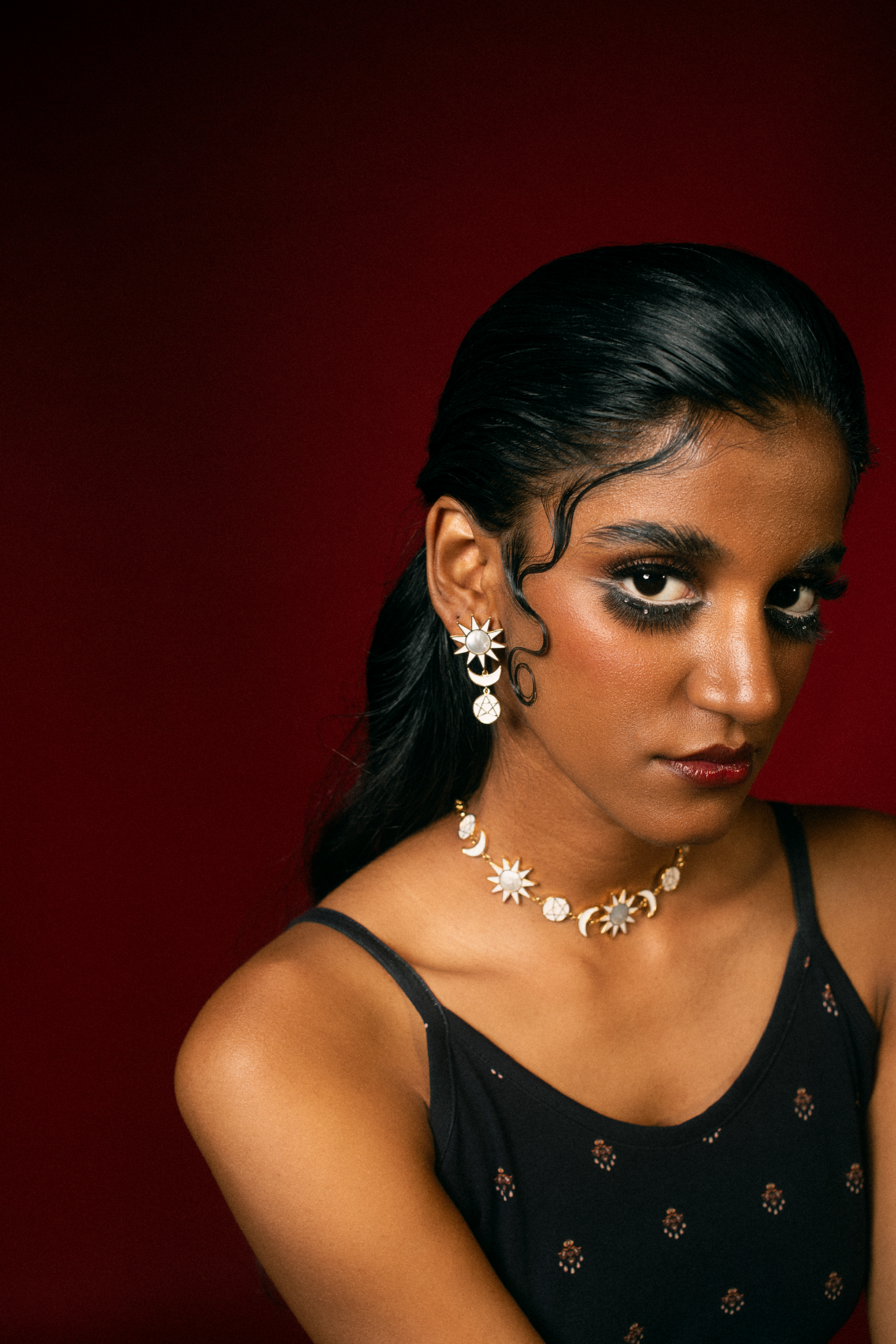 Sun Moon Money Earrings