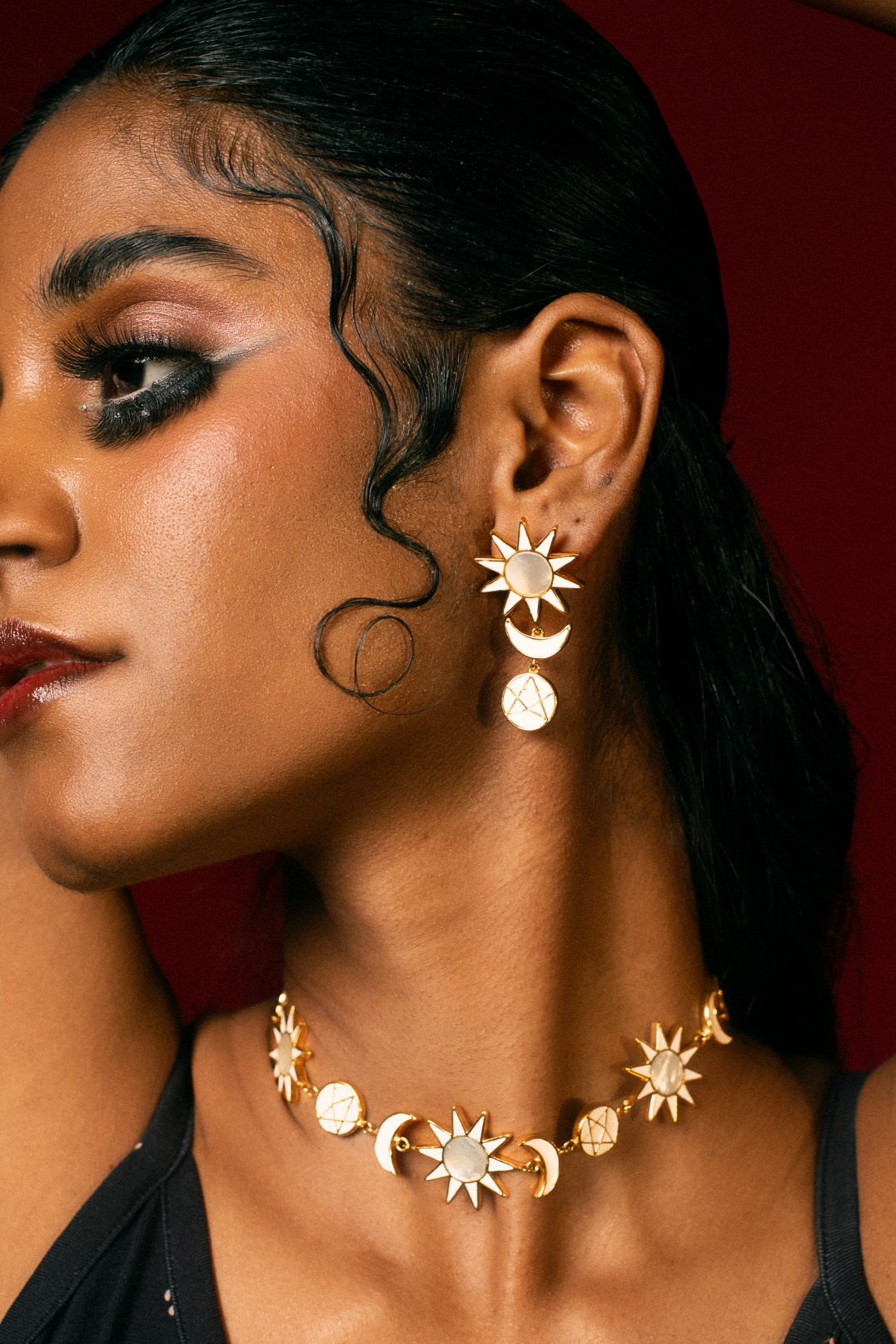 Sun Moon Money Neckpiece