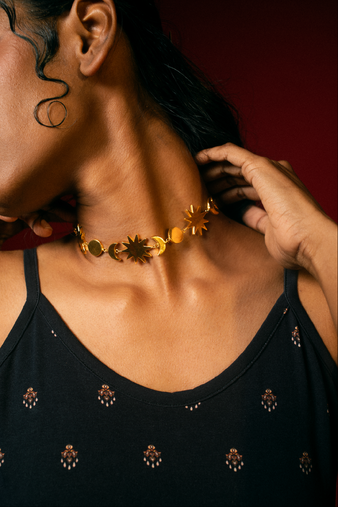 Sun Moon Money Neckpiece