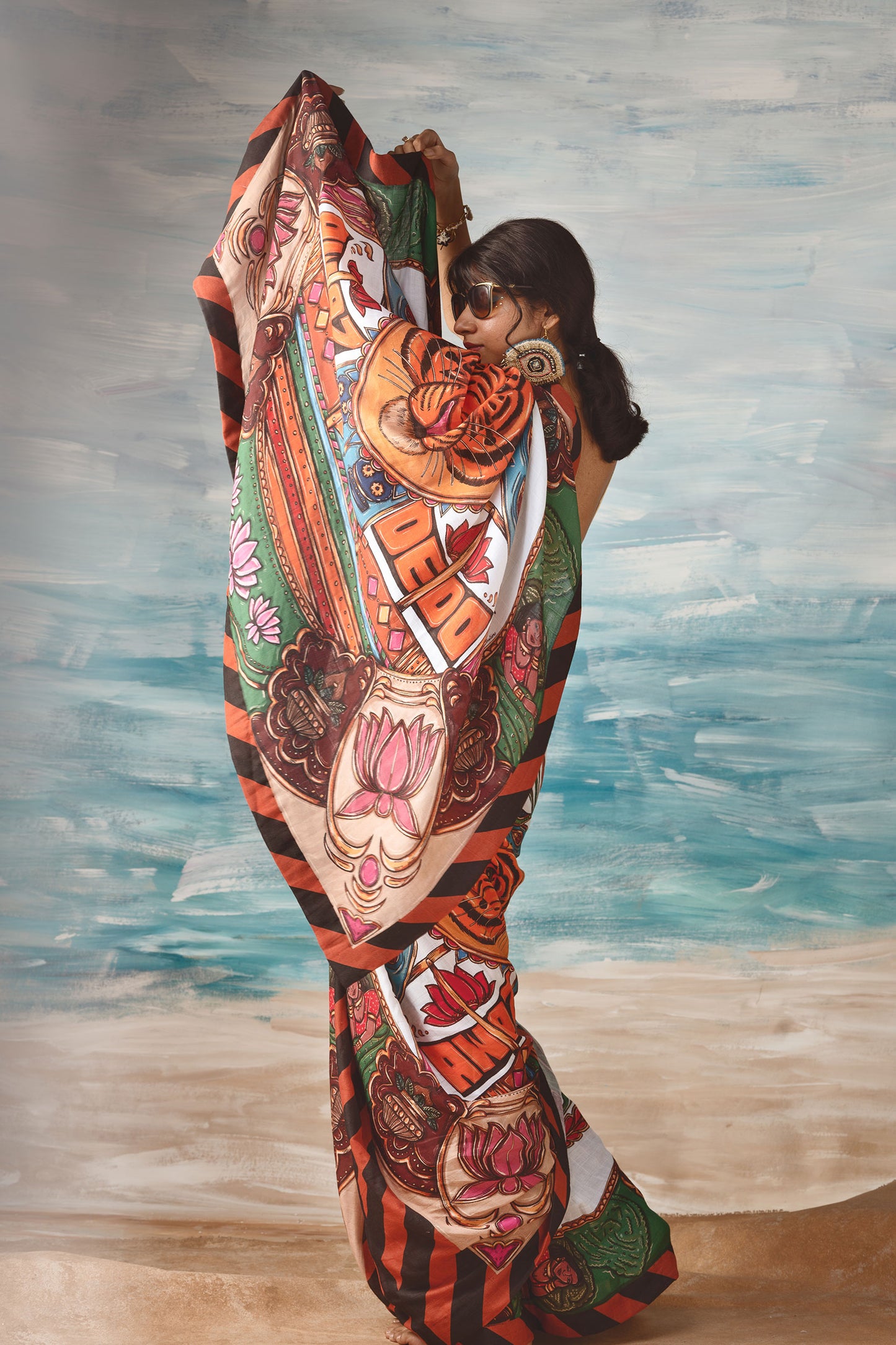 Awaz dedo an exlusive aishrthestore print - inspired by indian truck art