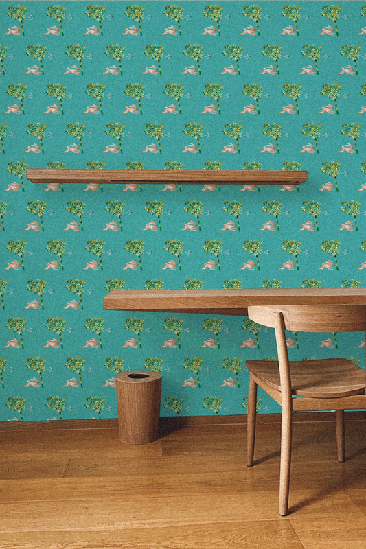 Blue Runners Wallpaper