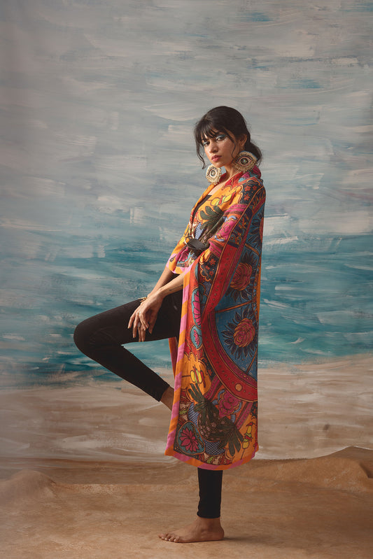 Buri Nazar Wale Tera Muh Kala 48in x 48in Scarf