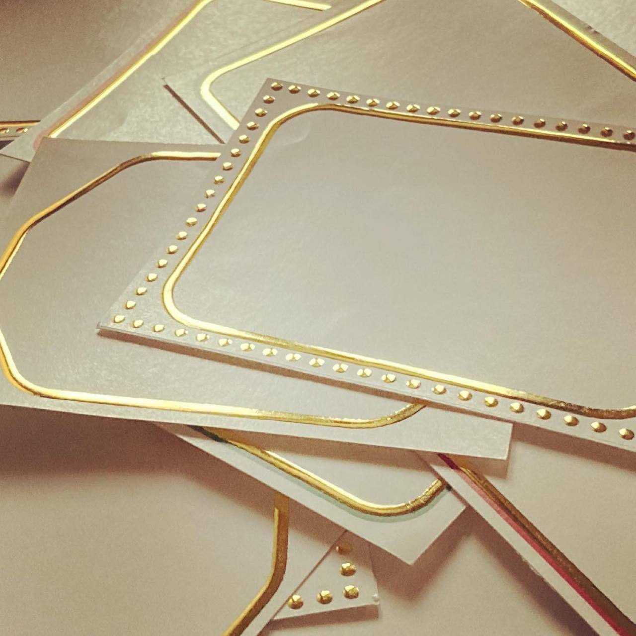 Gold Foiled Labels