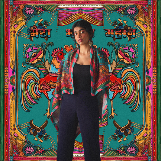 Mera Bharat Mahan 48in x 48in Scarf