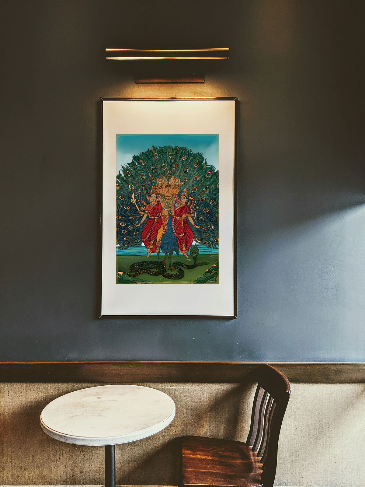 Murugan with Valli & Devanai