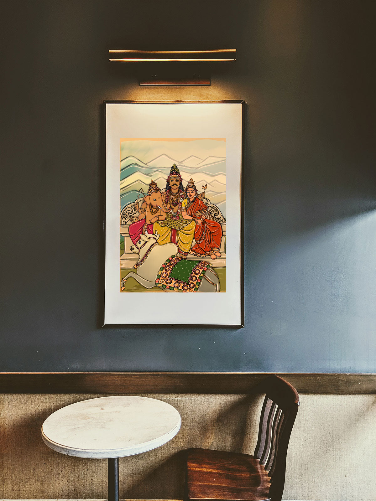 The Holy Family (Shiva, Parvathi & Ganesha)