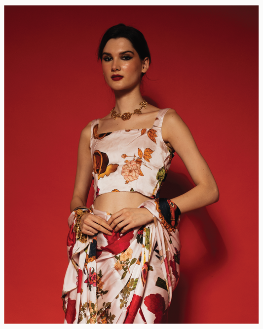 Vanakkam Tank Blouse Top