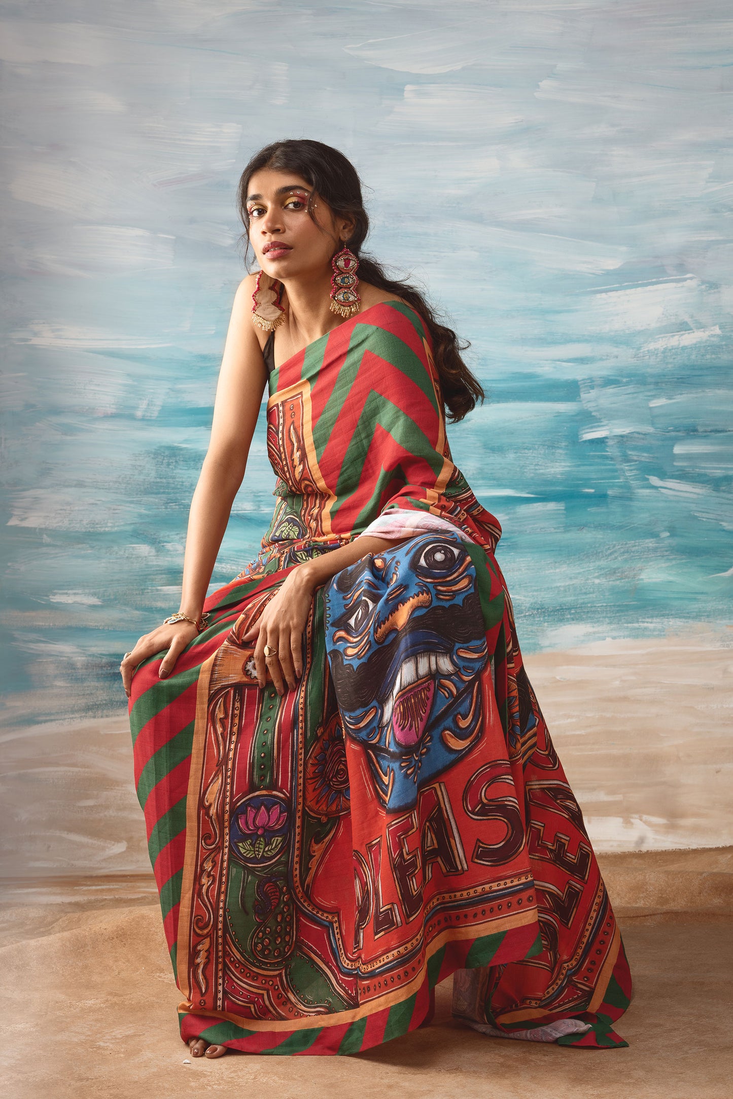 Horn please saree by Aishr