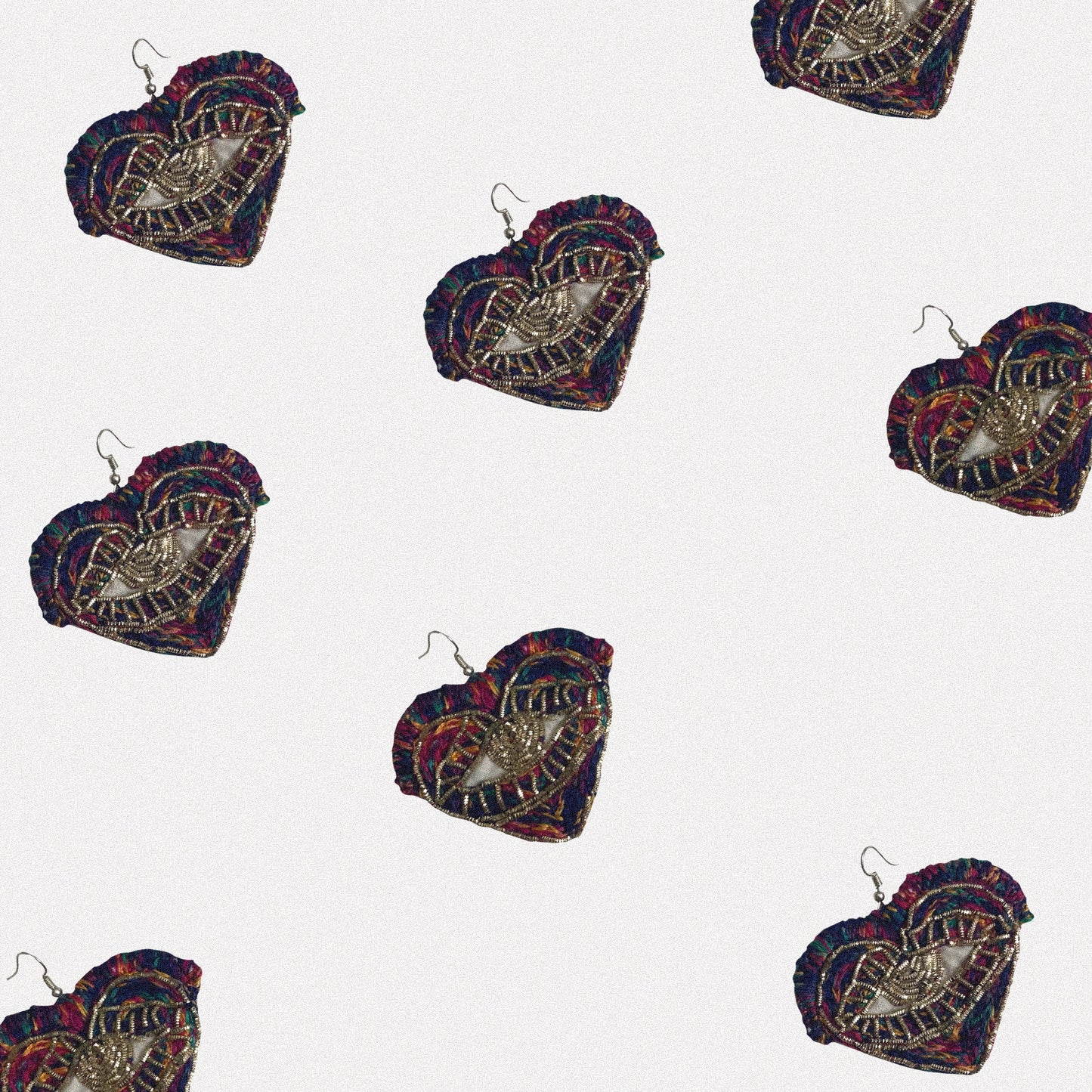 Night Heart Earrings