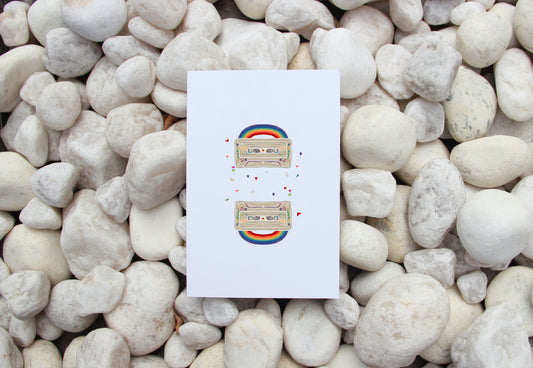 Rainbow Tape Notebook