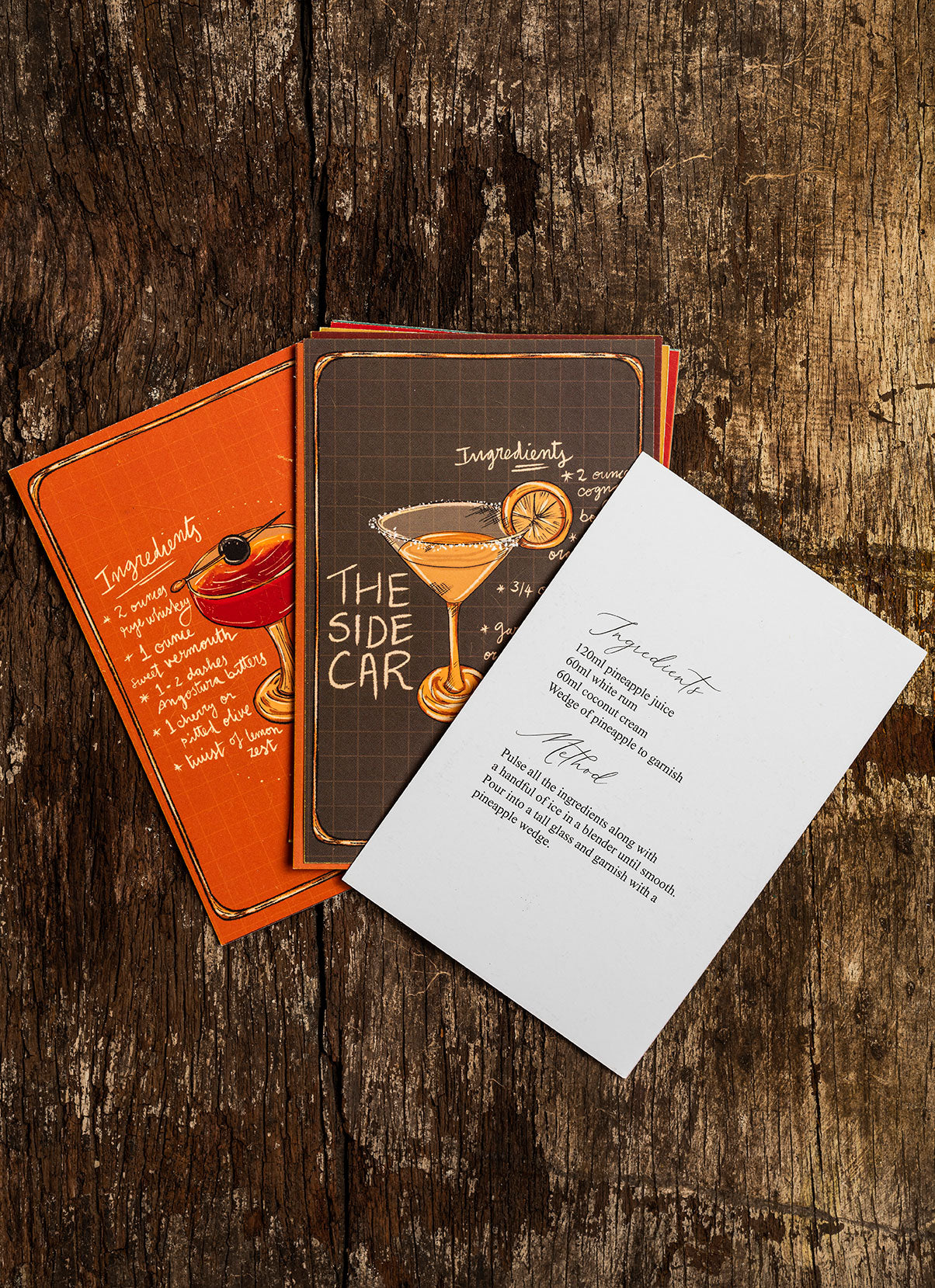 Cocktail Recipe Cards