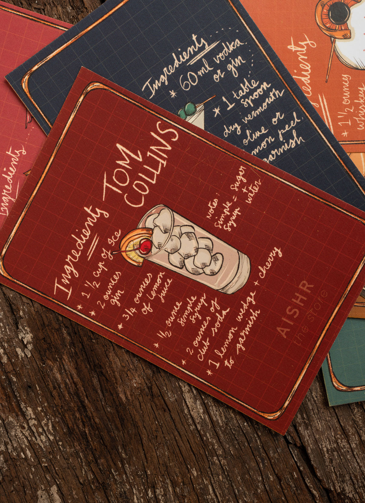 Cocktail Recipe Cards