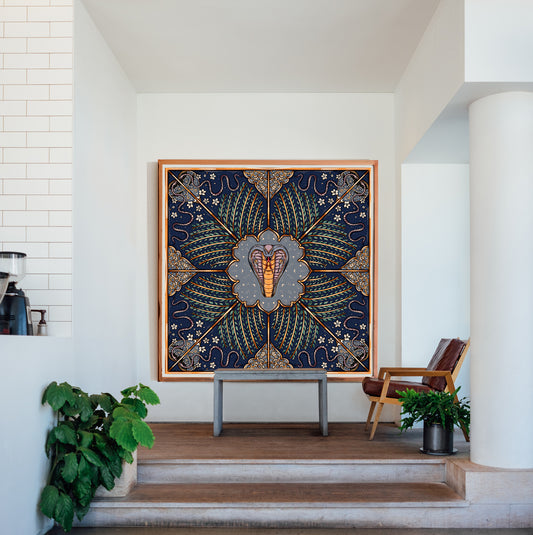 Year of the Snake 4ft x 4ft